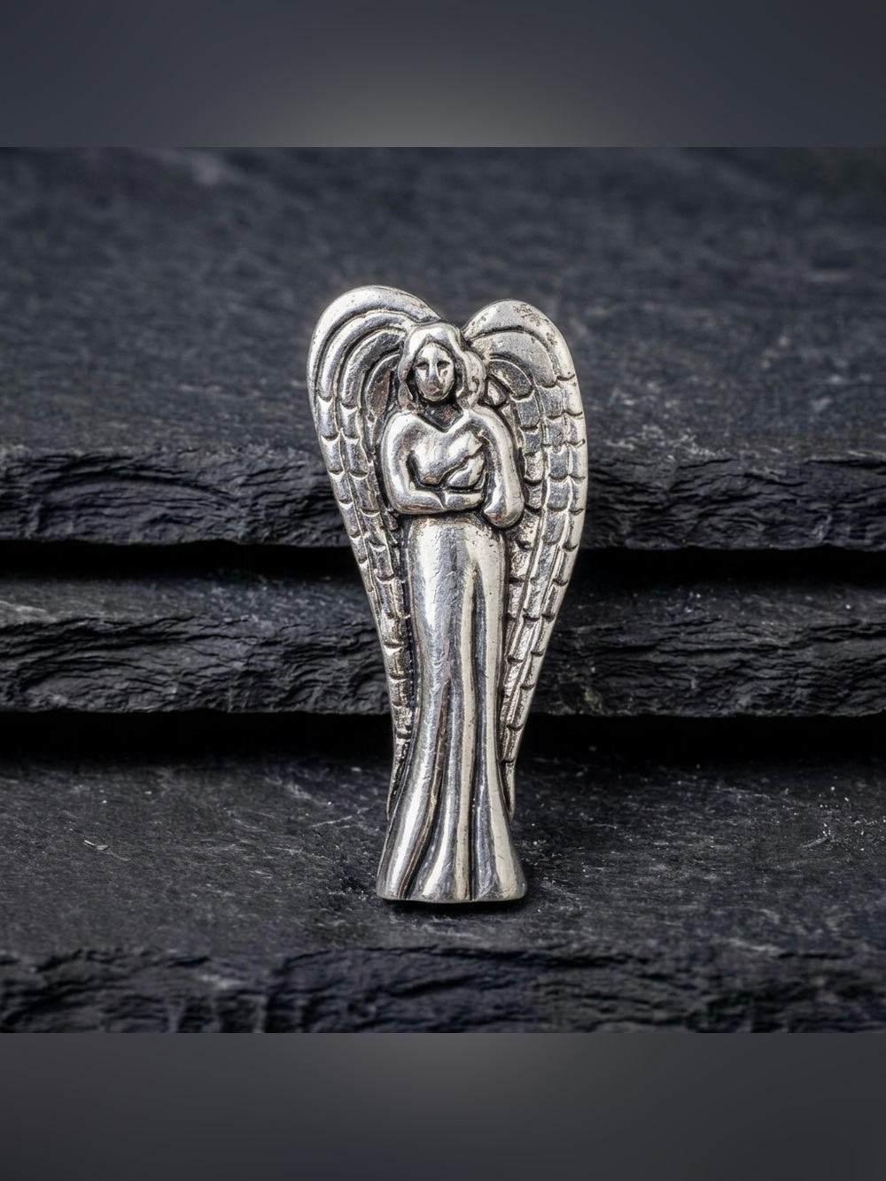Vintage Y2K Patricia Victoria Hale Trinity Angels Angel Of Peace Lapel Brooch